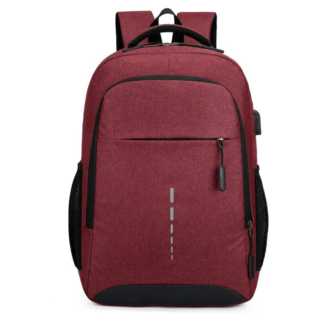 Waterproof Travel Backpack for Men with USB Charging Port | Ultralight Daypack for Work, School and Trips