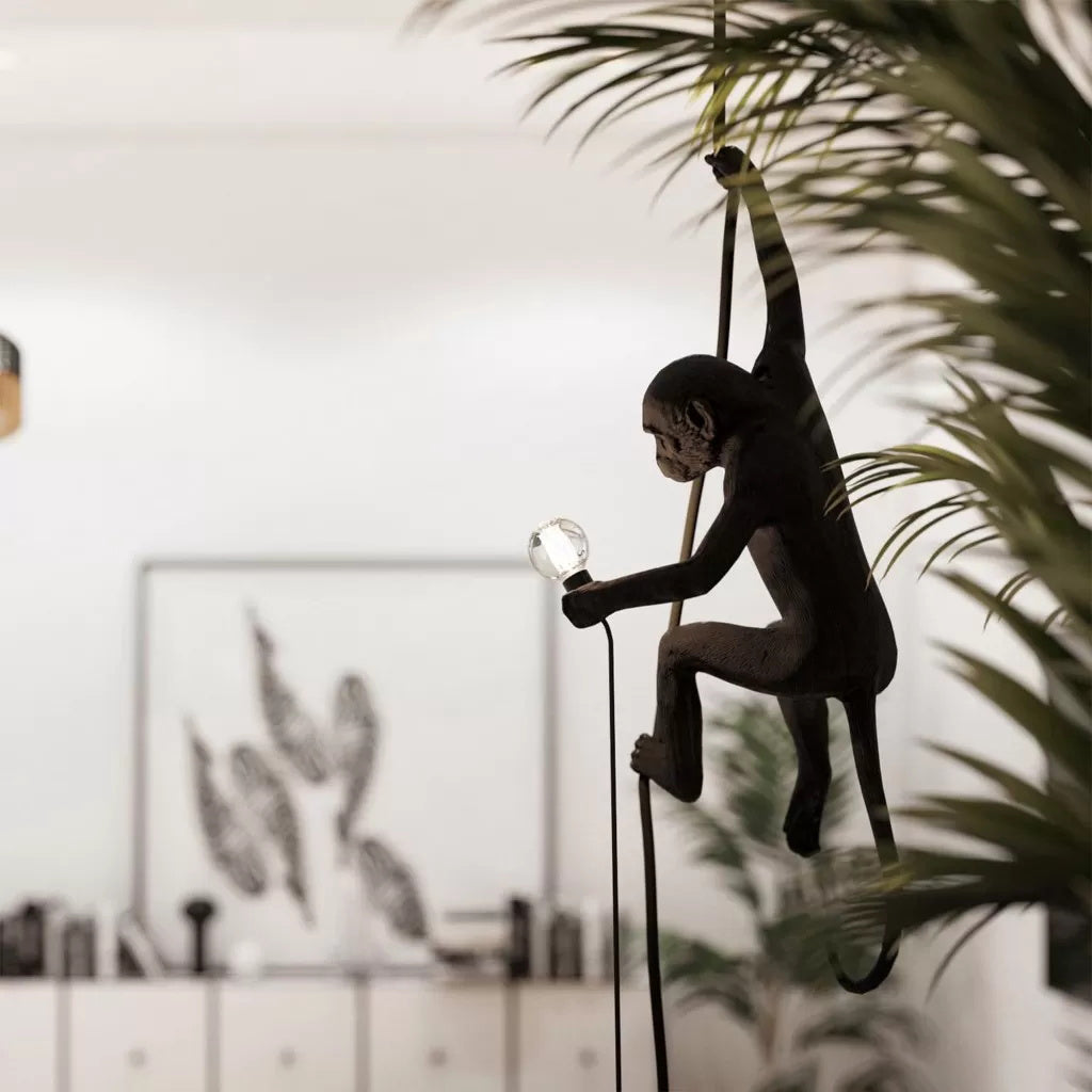Monkey Pendant Light Hanging Ceiling Lamp