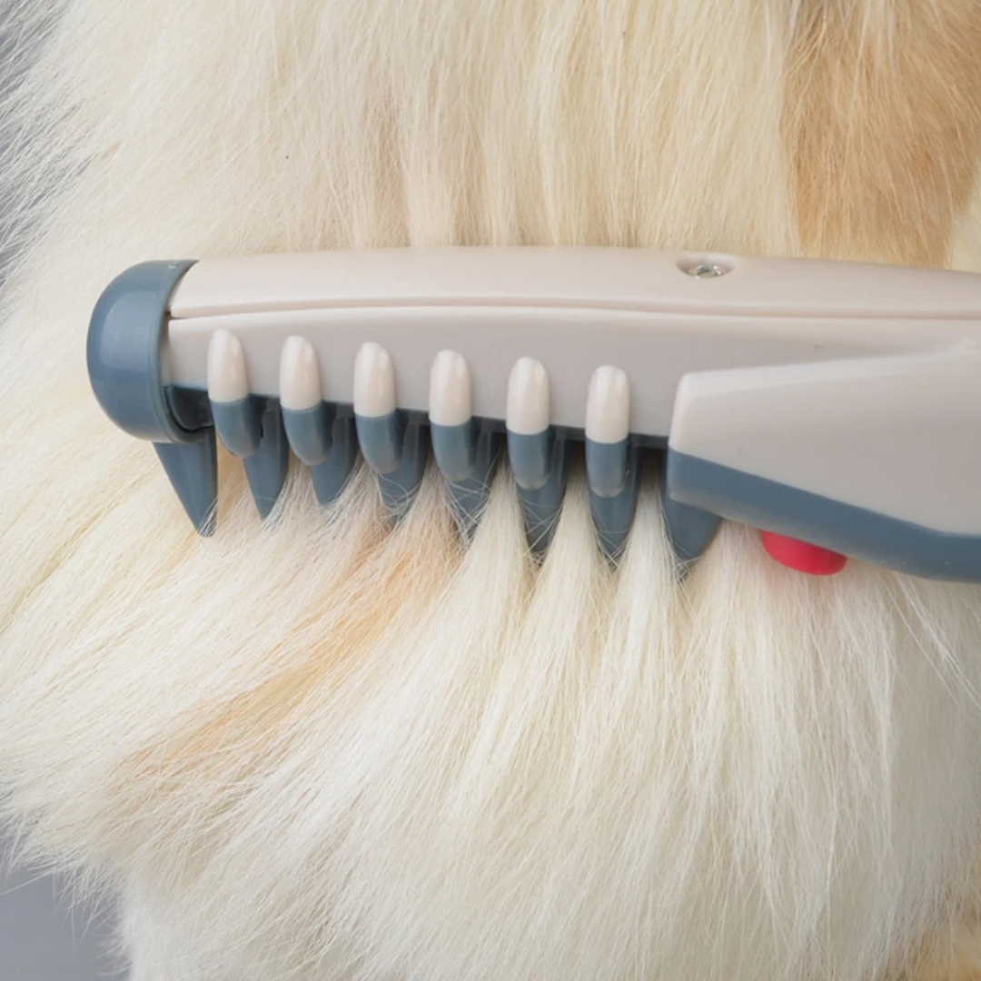 Dog Grooming Brush and Trimmer for Mats and Tangles | Glides Through Thick or Fine Coats and Cuts Only Where Needed | Easy to Clean