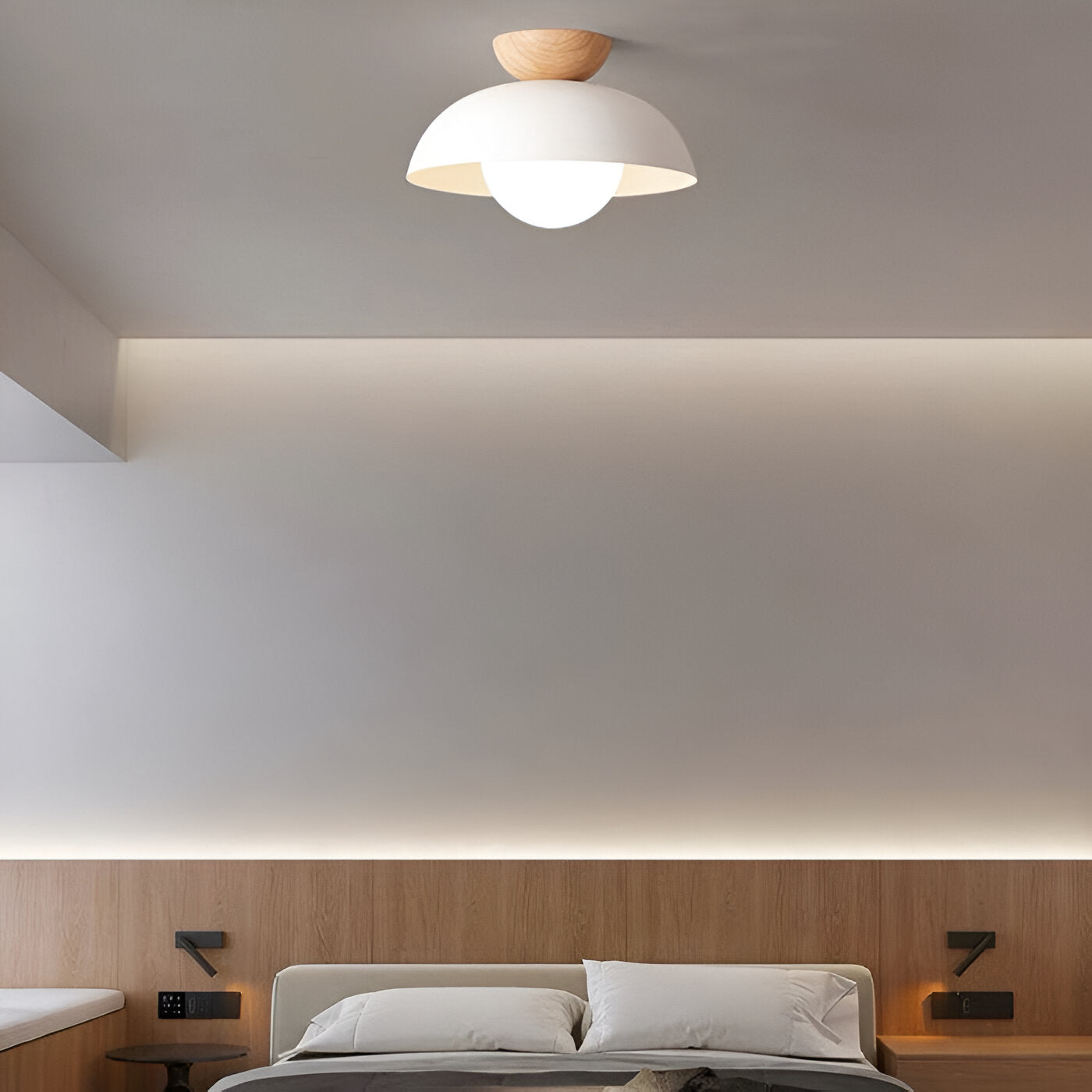 Nordic Iron Ceiling Light Minimal Flush