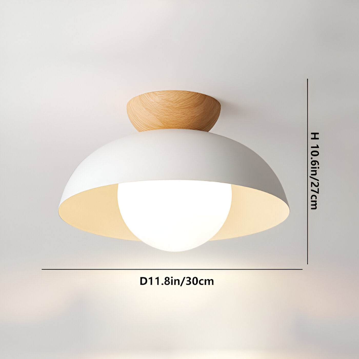 Nordic Iron Ceiling Light Minimal Flush