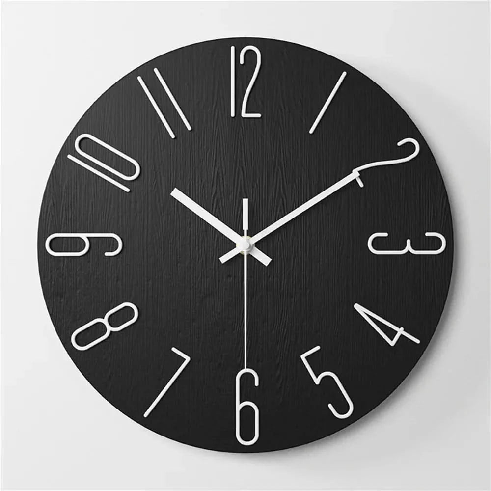 Frameless 3D Wall Clock