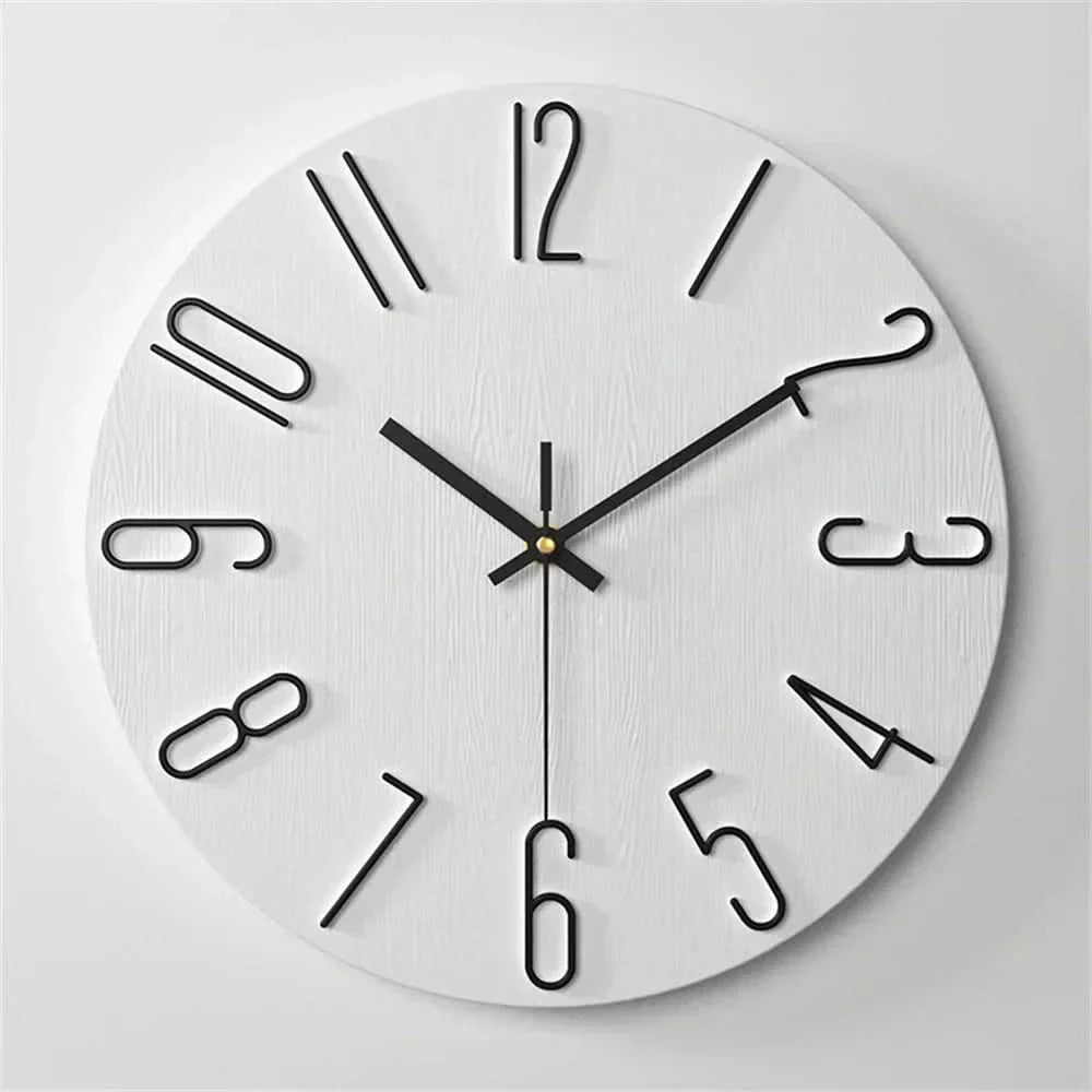 Frameless 3D Wall Clock