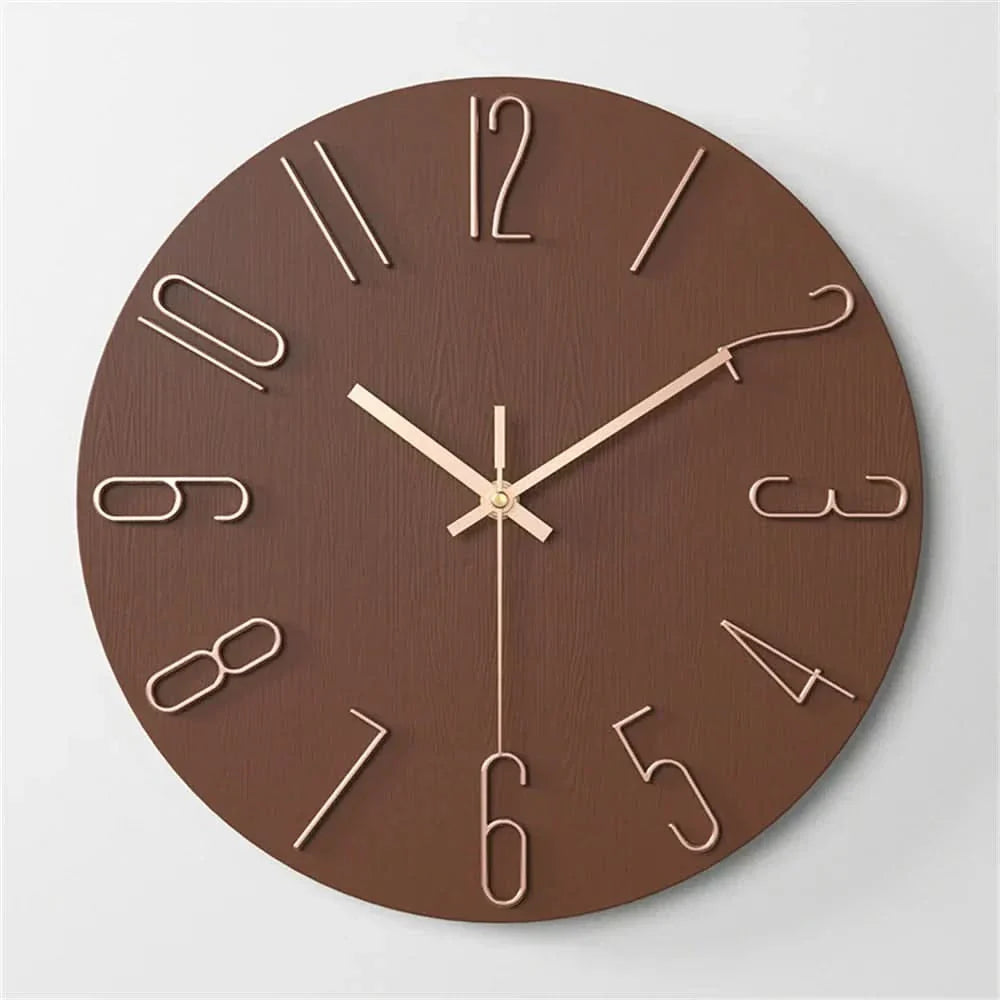 Frameless 3D Wall Clock
