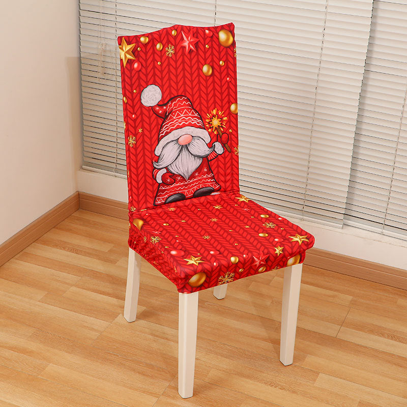 Christmas Tablecloth with Santa Figures and Festive Lettering | Stain-Resistant Fabric, Wipe or Machine Wash | 7 Designs