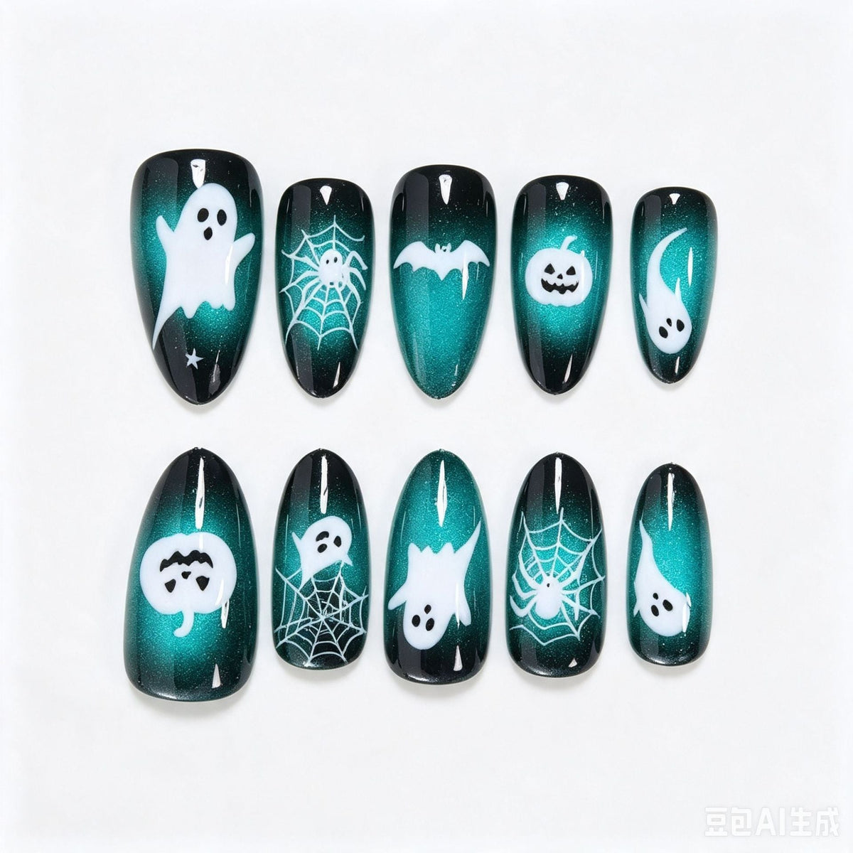 Halloween Press-On Nails | Available in Jelly | Glue-Free Application in Minutes for Parties and Nights Out