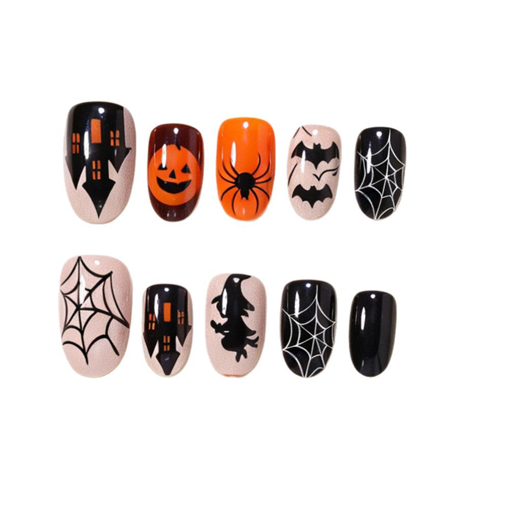 Halloween Press-On Nails | Available in Jelly | Glue-Free Application in Minutes for Parties and Nights Out