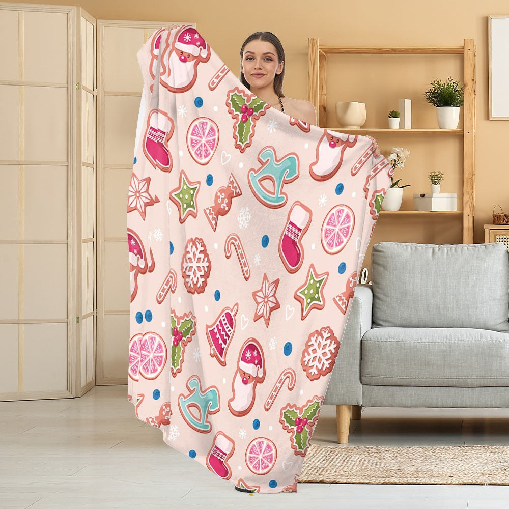 Halloween Throw Blanket | Available in White | Soft Fleece for Sofas, Beds, and Movie Nights