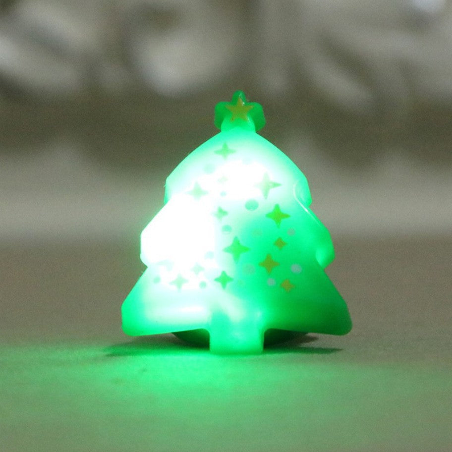 Light Up Christmas Finger Rings in Santa, Snowman and Star Designs | Mini Glowing Party Favors | Colorful Stocking Filler