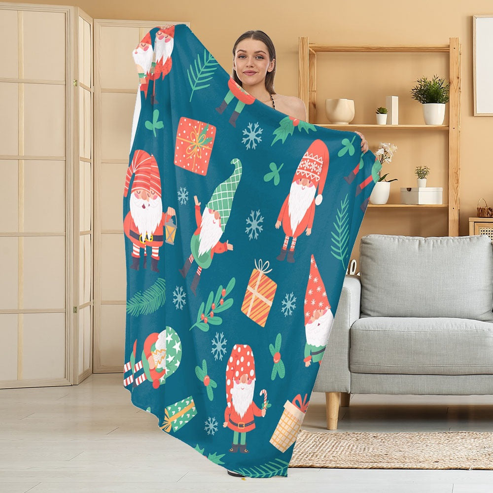 Halloween Throw Blanket | Available in White | Soft Fleece for Sofas, Beds, and Movie Nights
