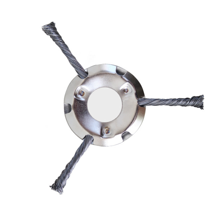Steel Wire Trimmer Head with 3 or 6 Twisted Blades | Weed Eater Attachment in 200 and 230 mm | Garden Weeding Tool