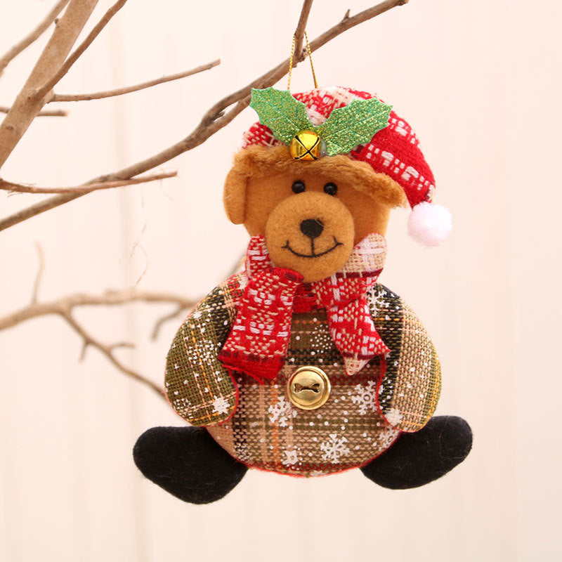 Snowman Christmas Tree Ornaments in Four Designs | Built-In Loop for Easy Display | Bright Holiday Decorations for Wreaths