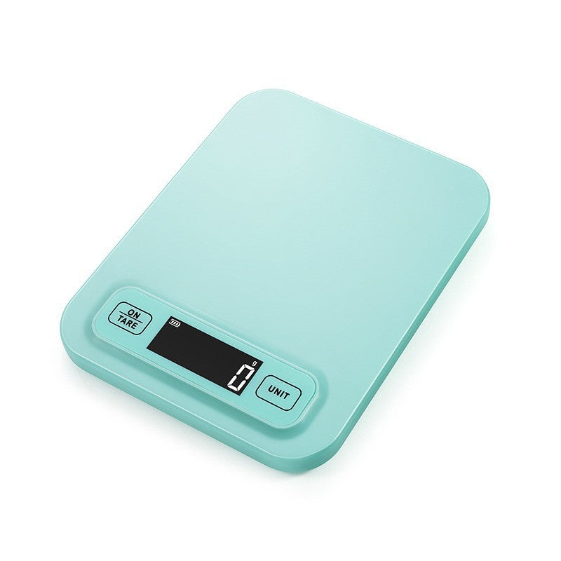 Light Blue Kitchen Scale with Tare Button and Clear LCD | Weighs Ingredients Down to the Gram | One Size