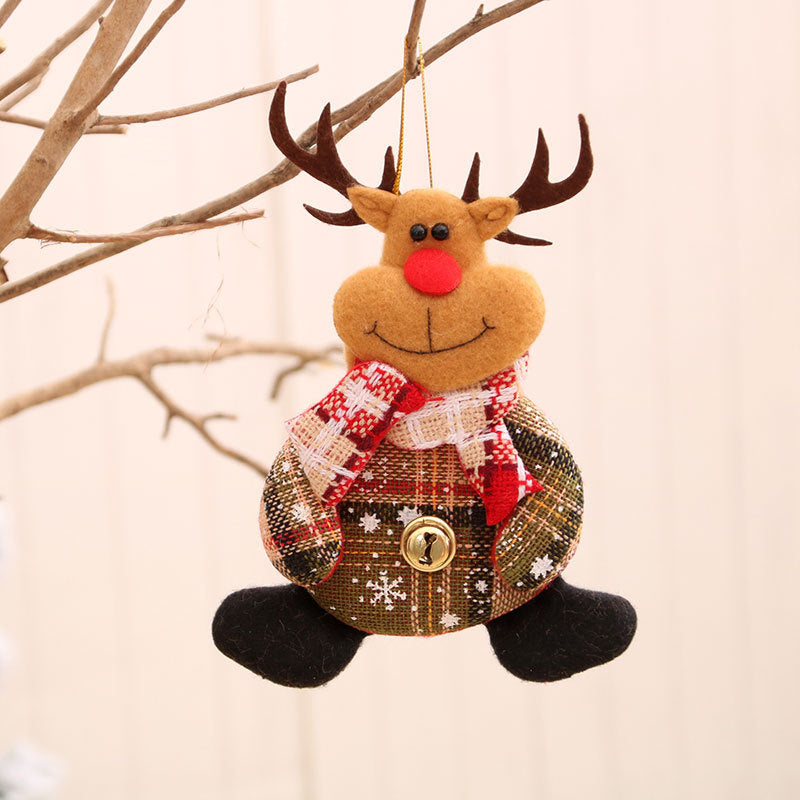 Snowman Christmas Tree Ornaments in Four Designs | Built-In Loop for Easy Display | Bright Holiday Decorations for Wreaths