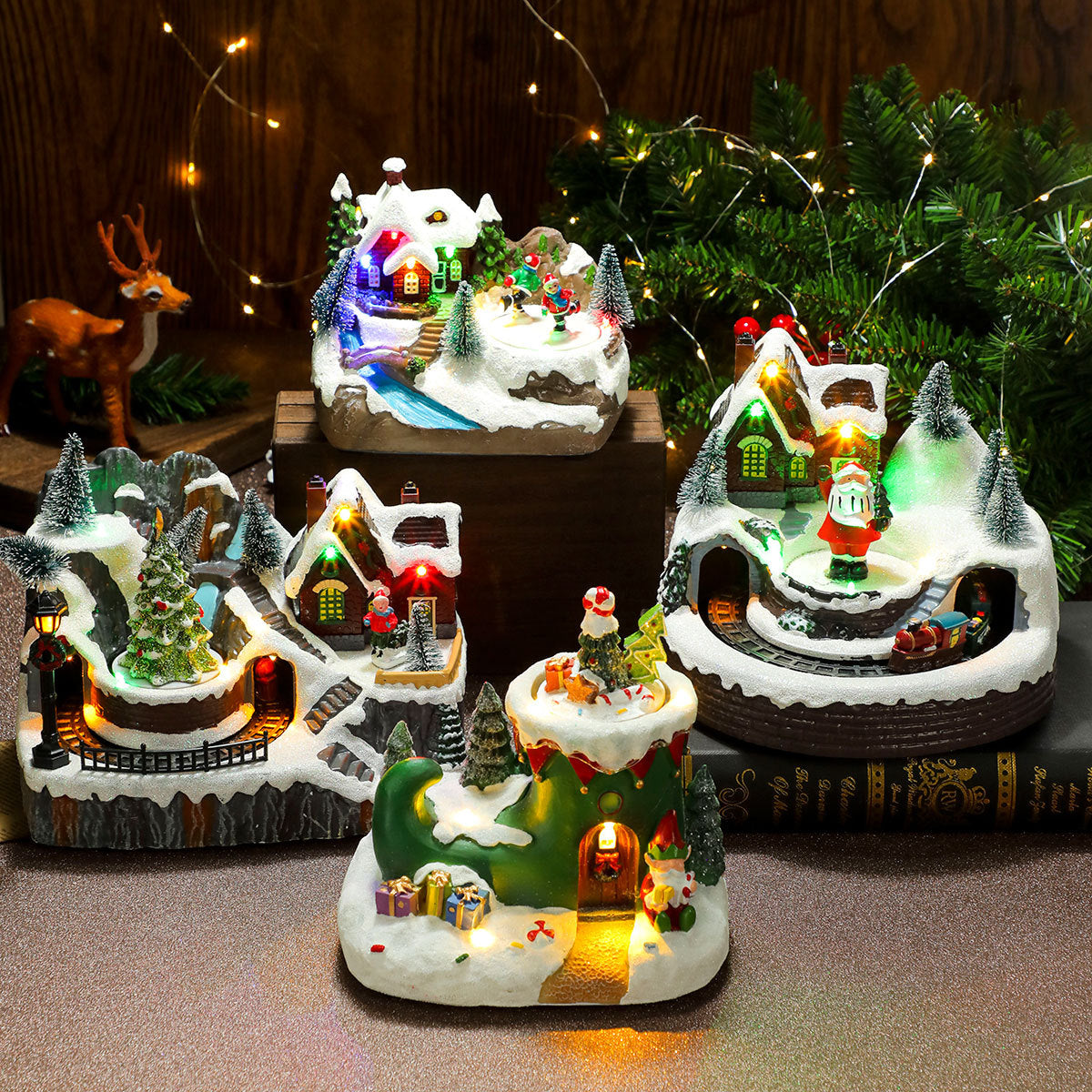 Light Up Snowman Figurine with a Classic Top Hat and Scarf | 11.8 in Tall, Battery Powered | Warm Glow for Mantel Displays