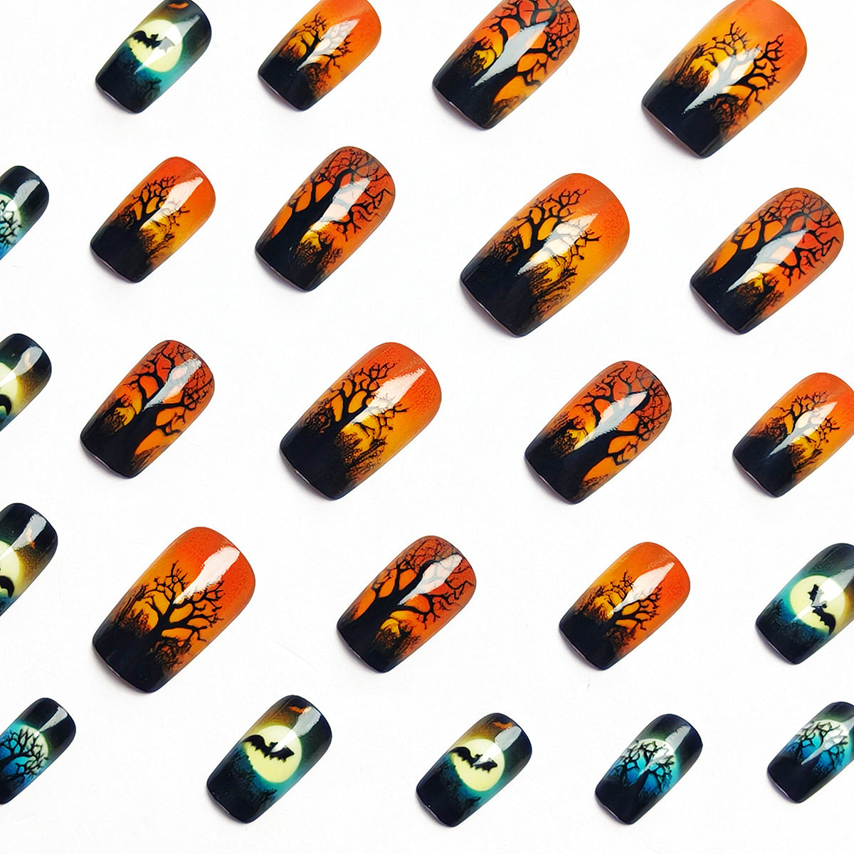 Halloween Press-On Nails | Available in Jelly | Glue-Free Application in Minutes for Parties and Nights Out