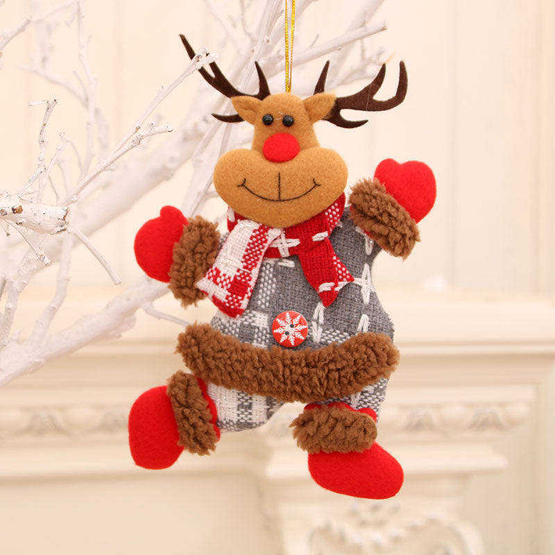 Felt Snowman Christmas Ornament with Scarf and Hat | Hanging Tree Accent in 30 Designs | Soft Indoor Holiday Decorations