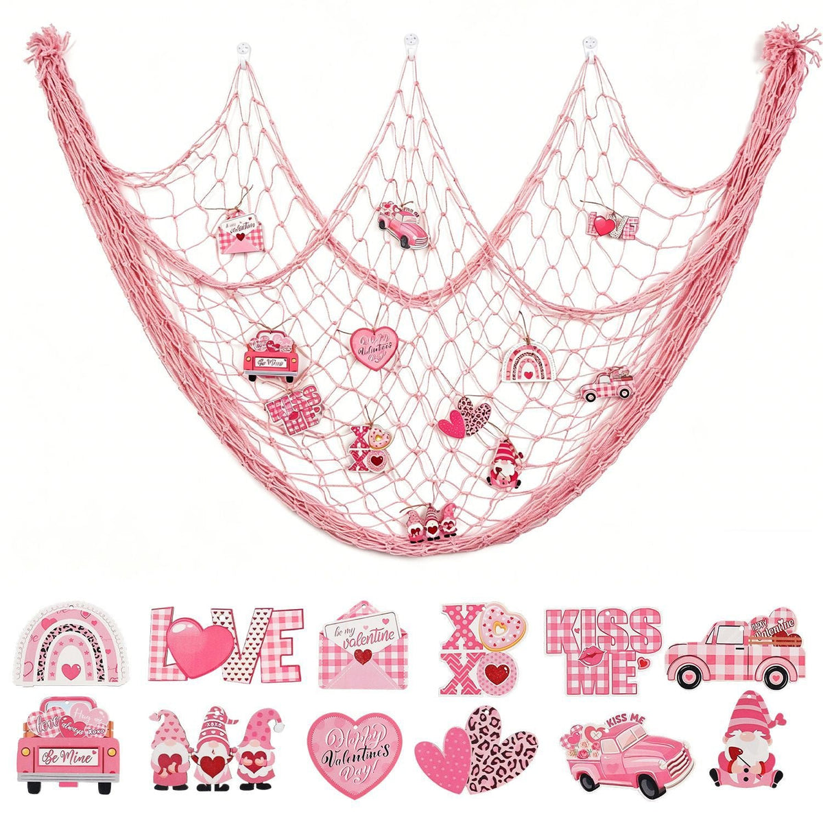 Christmas Ornament Hammock for Baubles | Hanging Net for Xmas Decorations, 1 x 2 m | Festive Indoor Display for Your Tree