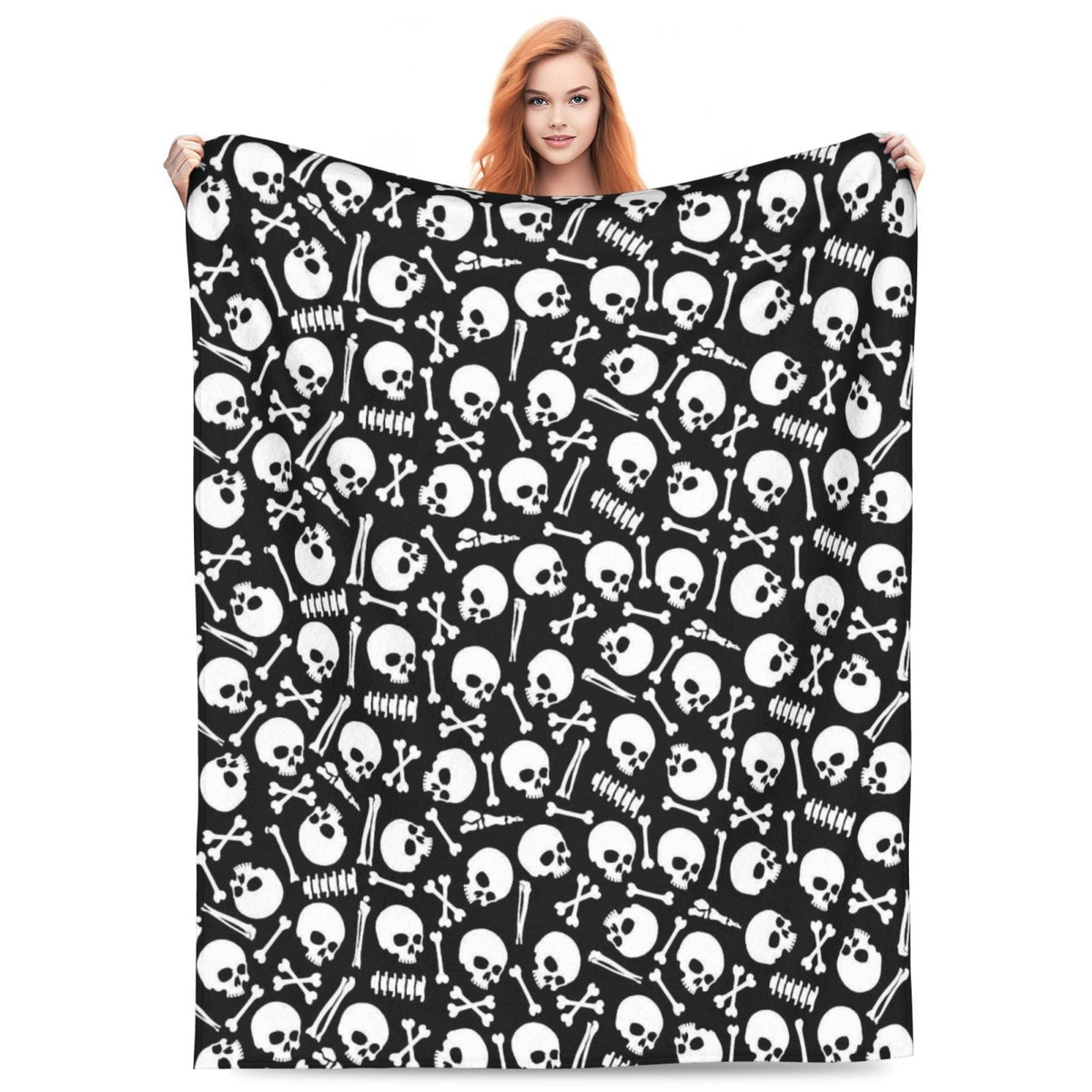 Halloween Throw Blanket | Available in 5 Colors and 3 Sizes | Soft Fleece for Sofas, Beds, and Movie Nights