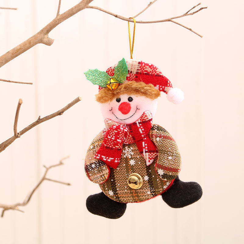 Felt Snowman Christmas Ornament with Scarf and Hat | Hanging Tree Accent in 30 Designs | Soft Indoor Holiday Decorations