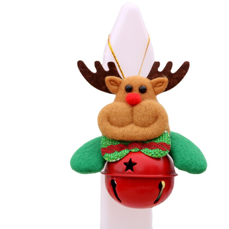 Felt Snowman Door Hanger with a Bell | Colorful Hat and Bow Tie Detail | Christmas Decorations for Doorway and Porch