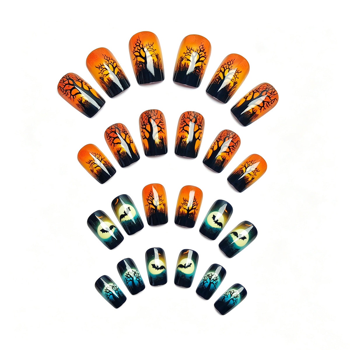 Halloween Press-On Nails | Available in Jelly | Glue-Free Application in Minutes for Parties and Nights Out
