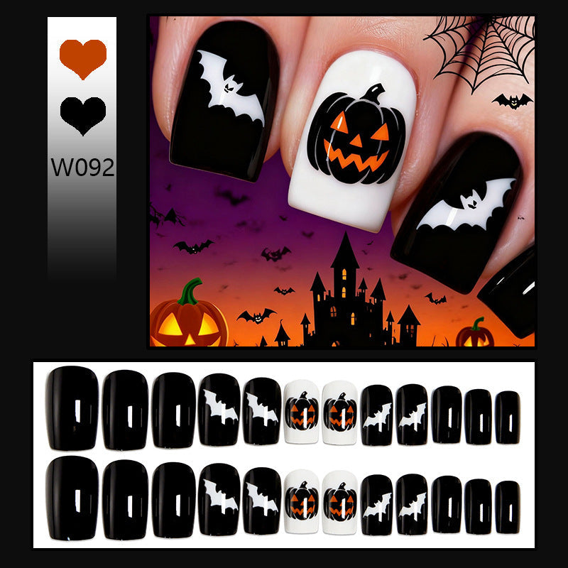 Halloween Press-On Nails | Available in W092 | Glue-Free Application in Minutes for Parties and Nights Out