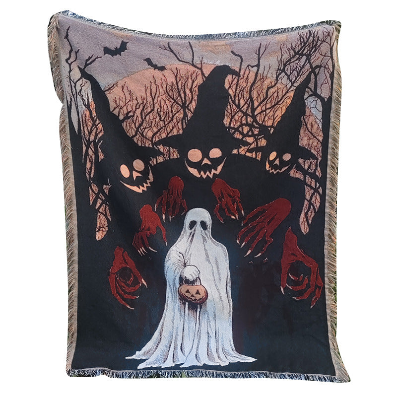 Halloween Throw Blanket | Available in Phantom | Soft Fleece for Sofas, Beds, and Movie Nights