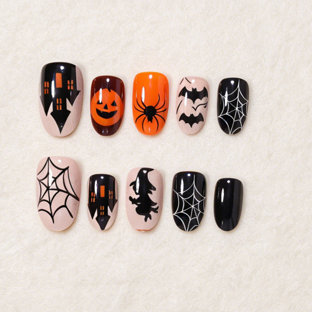 Halloween Press-On Nails | Available in Jelly | Glue-Free Application in Minutes for Parties and Nights Out