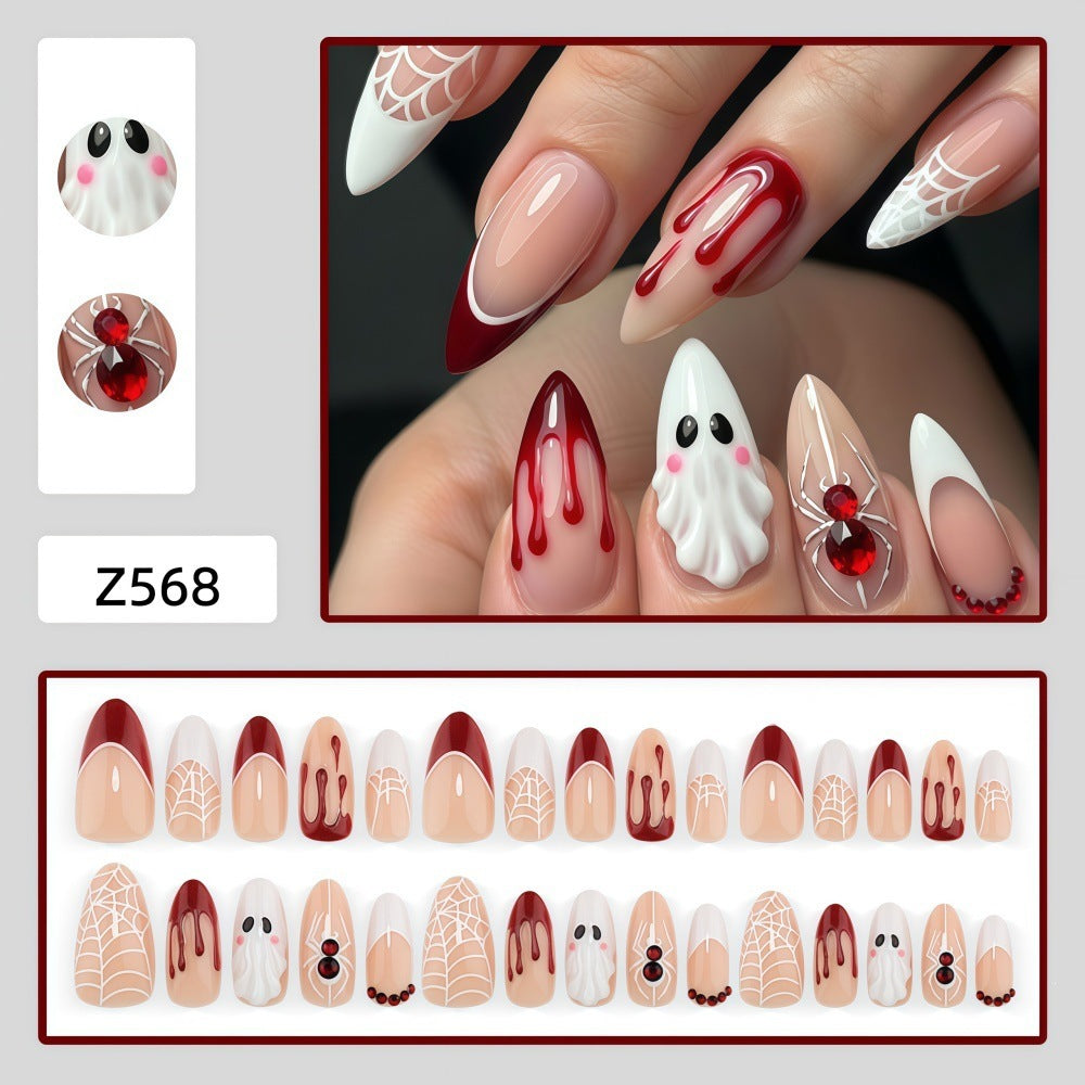 Halloween Press-On Nails | Available in Yellow | Glue-Free Application in Minutes for Parties and Nights Out