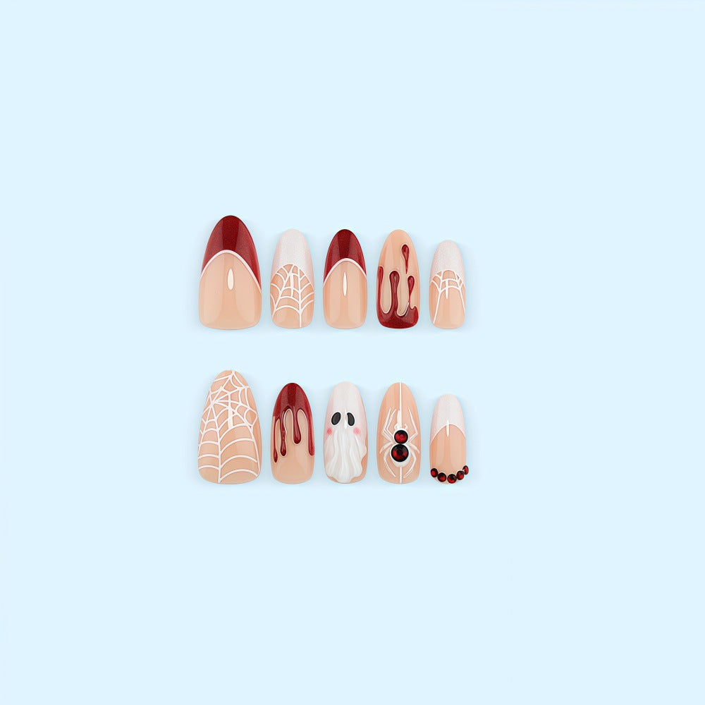 Halloween Press-On Nails | Available in Yellow | Glue-Free Application in Minutes for Parties and Nights Out
