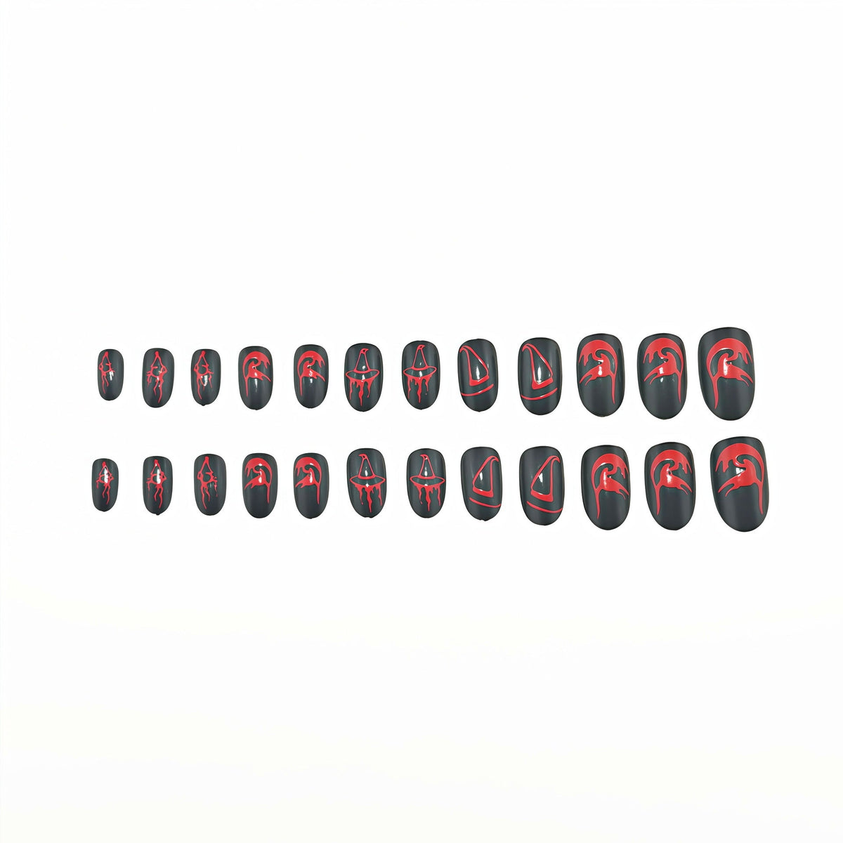 Halloween Press-On Nails | Available in Yellow | Glue-Free Application in Minutes for Parties and Nights Out