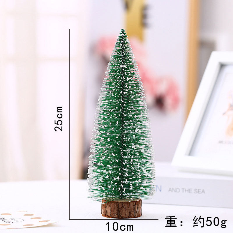 Mini Christmas Tree with Warm LED Lights | Nordic Styling for Desks and Side Tables | Festive Holiday Decorations