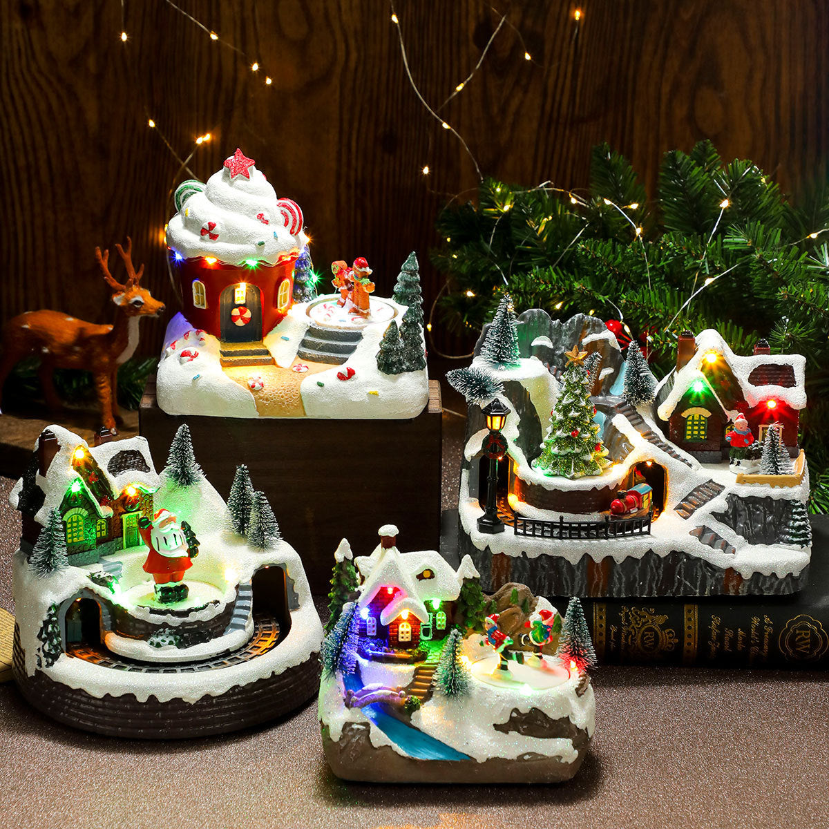 Light Up Snowman Figurine with a Classic Top Hat and Scarf | 11.8 in Tall, Battery Powered | Warm Glow for Mantel Displays