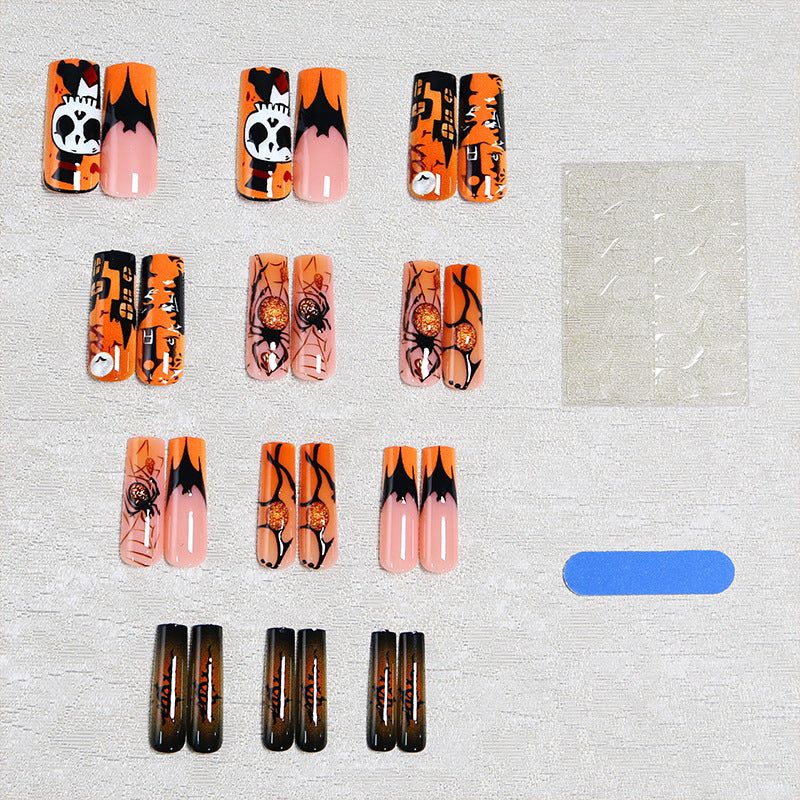 Halloween Glitter Press-On Nails | Available in Unknown | Glue-Free Application in Minutes for Parties and Nights Out