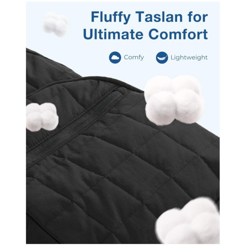Quilted Travel Backpack with Padded Laptop Sleeve | Water-Repellent Fabric and Several Zipped Pockets | 3 Colors