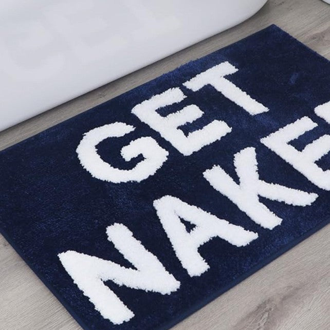 Bath Mat with a Tufted Surface and a Non-Slip Back | Absorbent Underfoot, Machine Washable | 14 Designs to Pick From