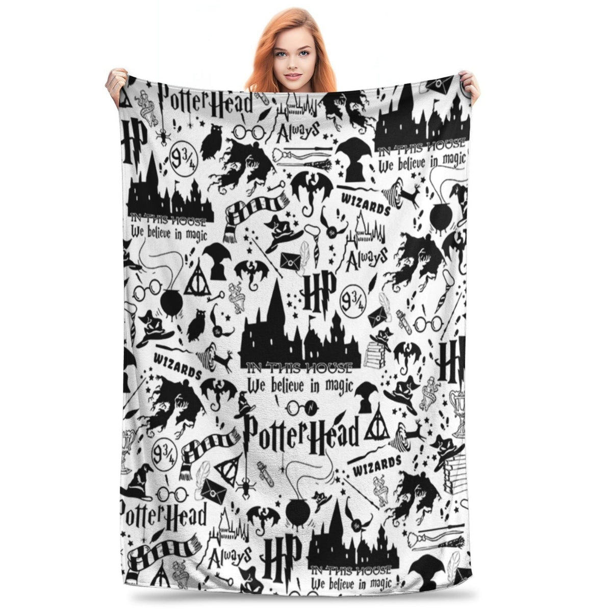 Halloween Throw Blanket | Available in 5 Colors and 3 Sizes | Soft Fleece for Sofas, Beds, and Movie Nights