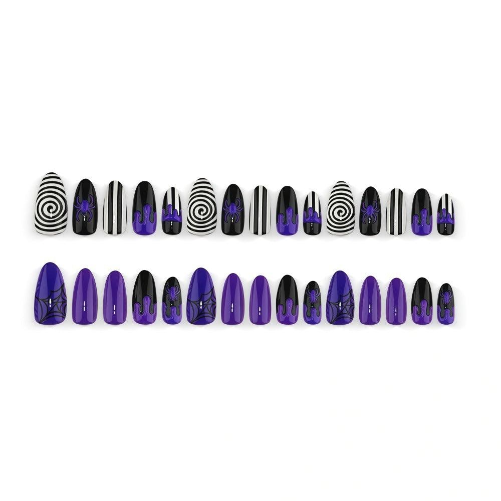 Halloween Press-On Nails | Available in Yellow | Glue-Free Application in Minutes for Parties and Nights Out