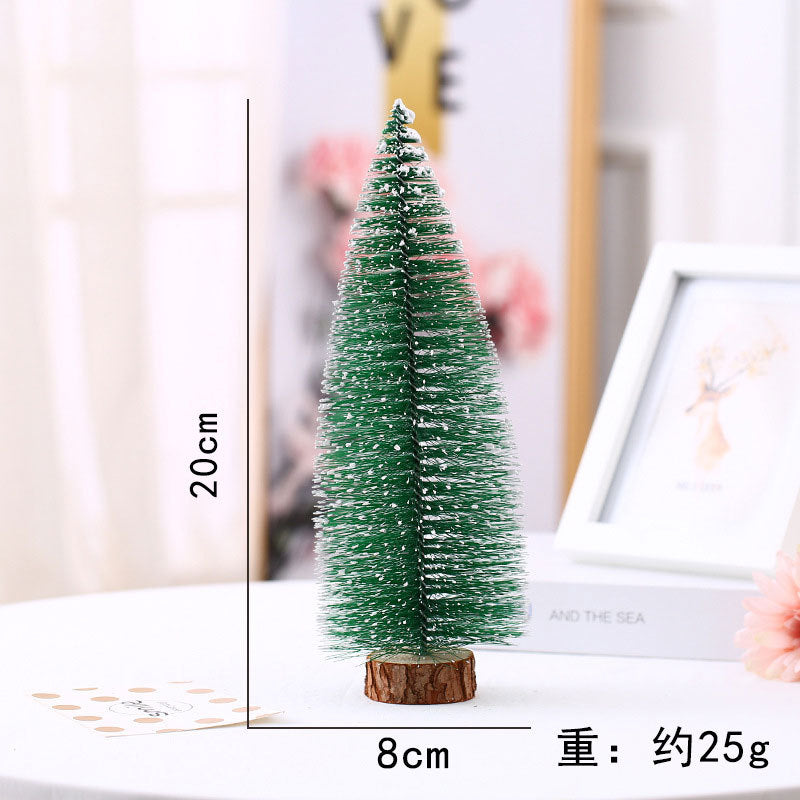 Mini Christmas Tree with Warm LED Lights | Nordic Styling for Desks and Side Tables | Festive Holiday Decorations