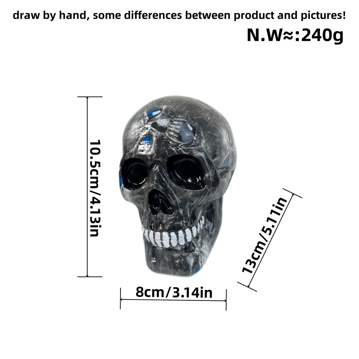 Halloween Skull Wall Art | Available in 5 Colors | Ready to Hang in Hallways, Living Rooms, and Entrances