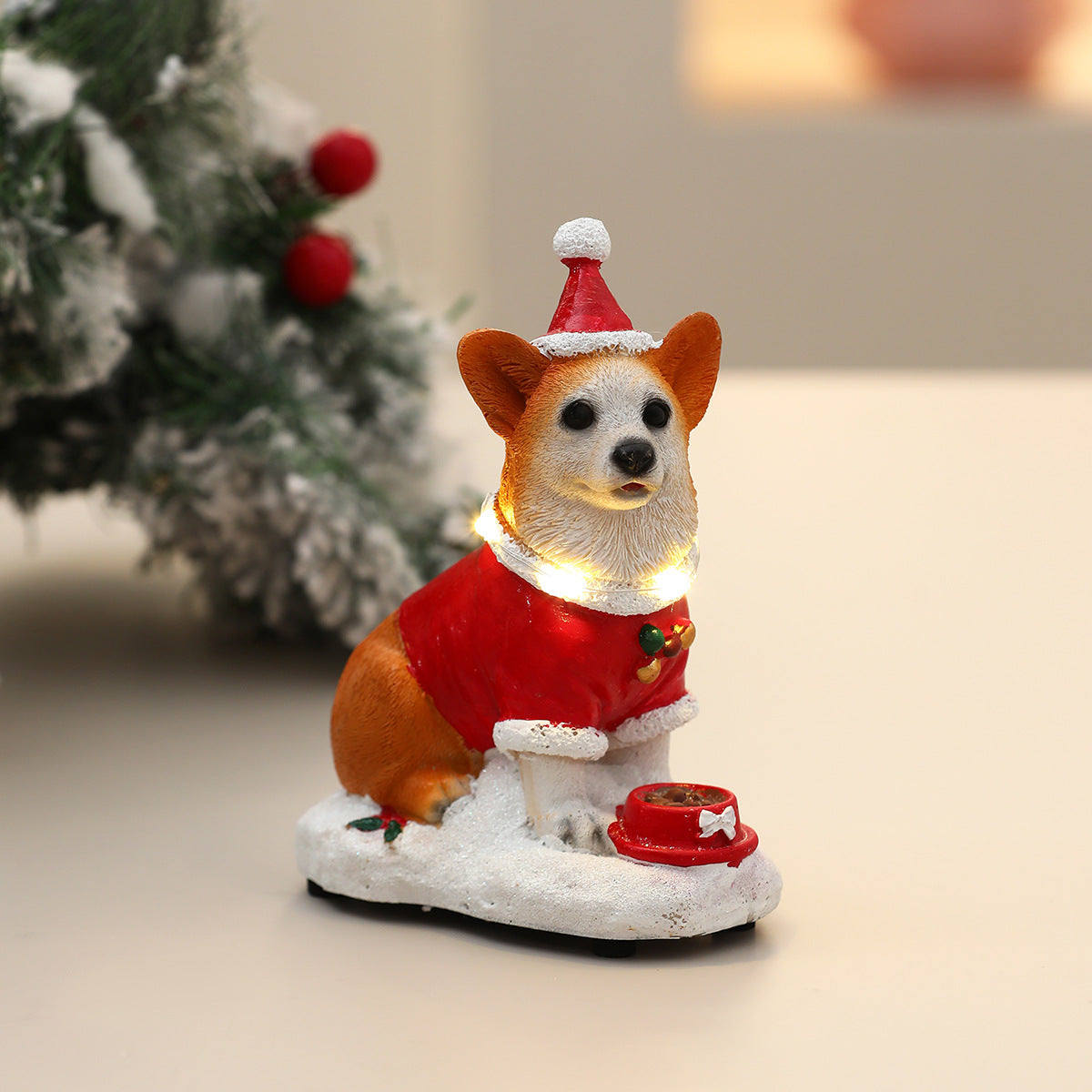Light Up Snowman Figurine with a Classic Top Hat and Scarf | 11.8 in Tall, Battery Powered | Warm Glow for Mantel Displays