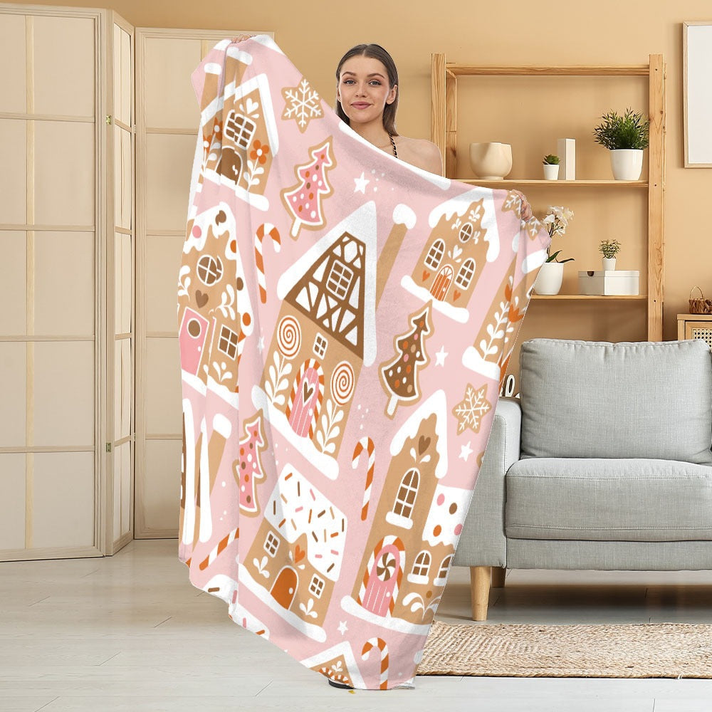 Halloween Throw Blanket | Available in White | Soft Fleece for Sofas, Beds, and Movie Nights