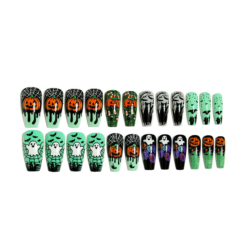 Halloween Press-On Nails | Available in Unifarben | Glue-Free Application in Minutes for Parties and Nights Out