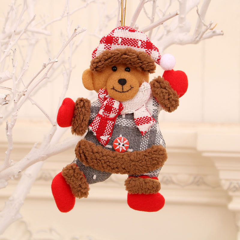 Felt Snowman Christmas Ornament with Scarf and Hat | Hanging Tree Accent in 30 Designs | Soft Indoor Holiday Decorations