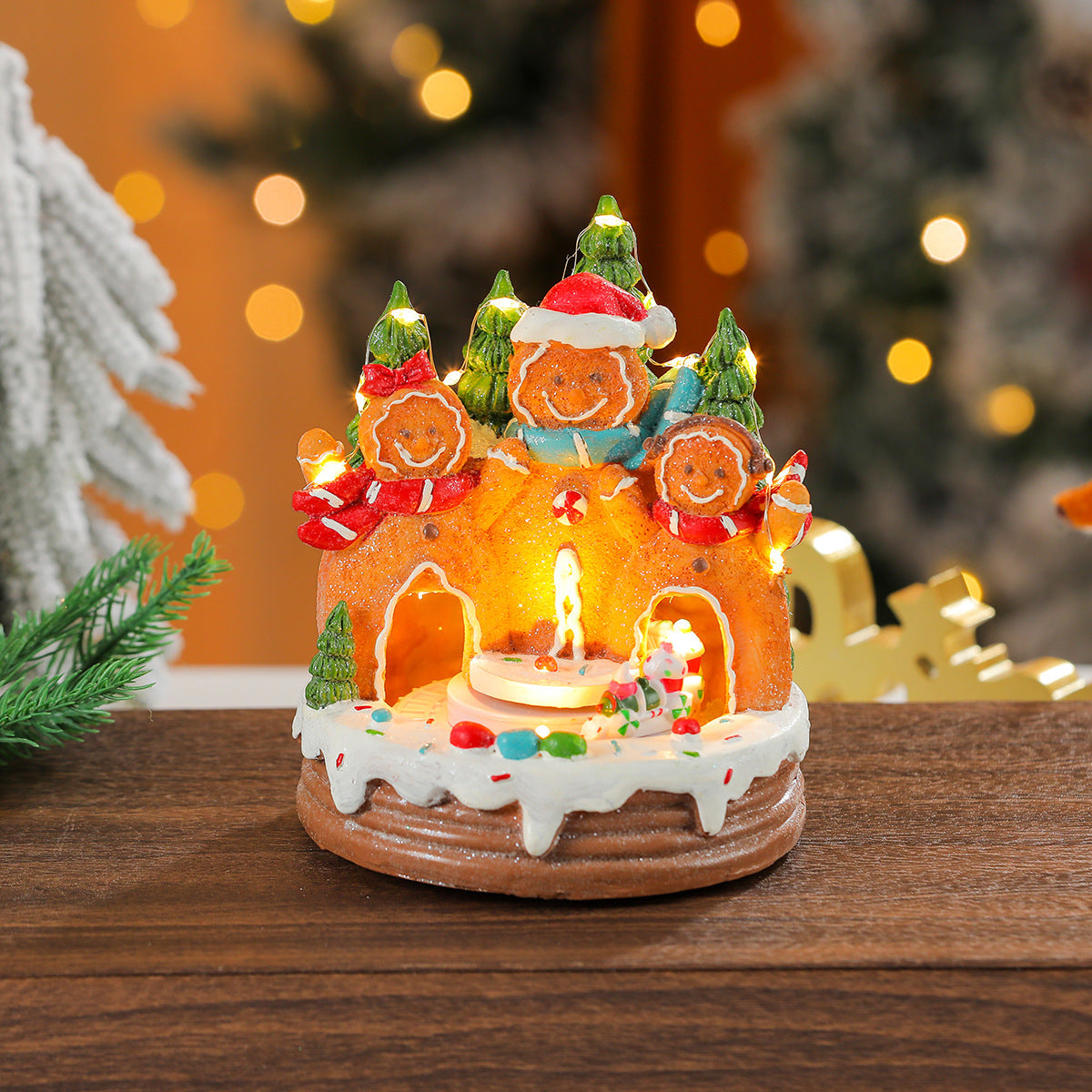 Light Up Snowman Figurine with a Classic Top Hat and Scarf | 11.8 in Tall, Battery Powered | Warm Glow for Mantel Displays