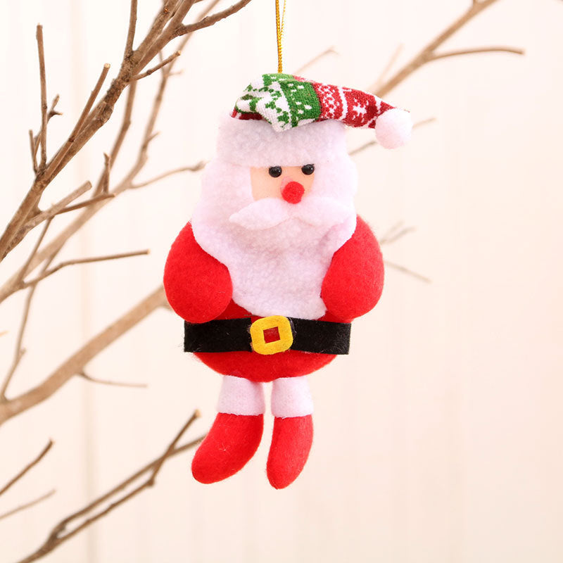 Felt Snowman Christmas Ornament with Scarf and Hat | Hanging Tree Accent in 30 Designs | Soft Indoor Holiday Decorations