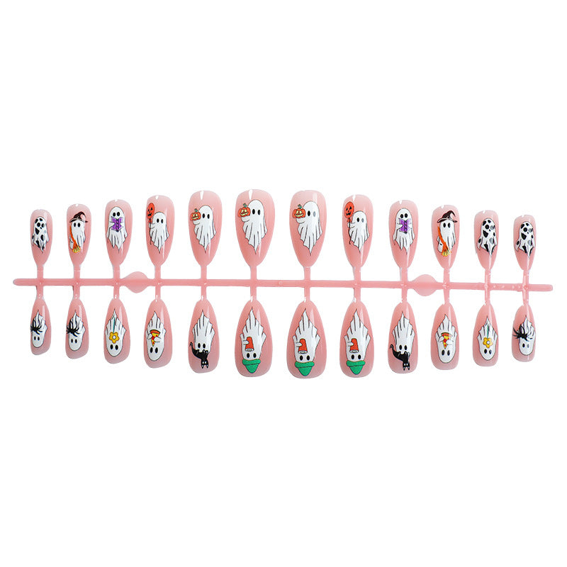Halloween Press-On Nails | Available in Wine Red | Glue-Free Application in Minutes for Parties and Nights Out