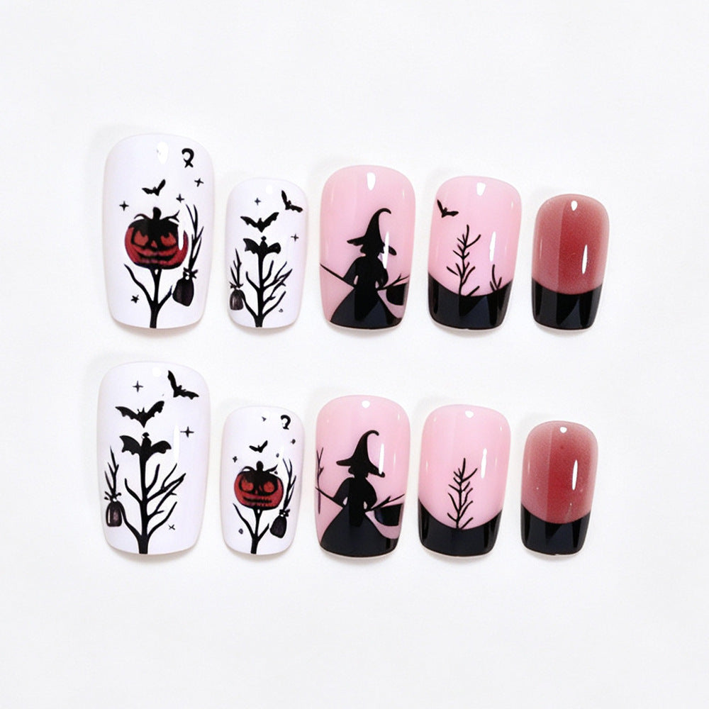 Halloween Press-On Nails | Available in Jelly | Glue-Free Application in Minutes for Parties and Nights Out