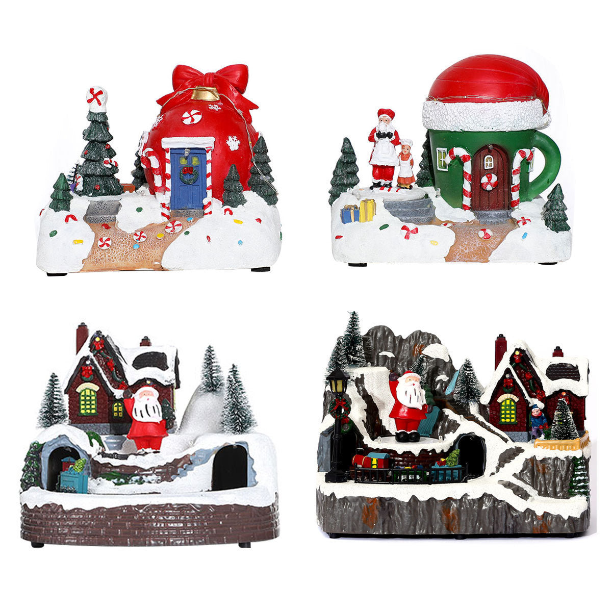Light Up Snowman Figurine with a Classic Top Hat and Scarf | 11.8 in Tall, Battery Powered | Warm Glow for Mantel Displays